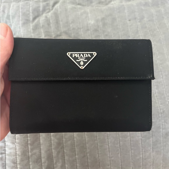 Prada Handbags - Nylon and Saffiano leather Wallet